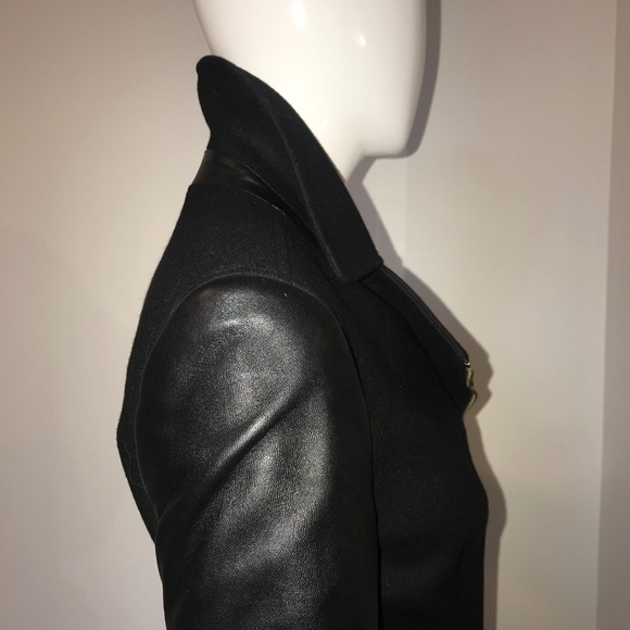 Ted Baker Alycia Coat Leather & Cashmere blend - Picture 7 of 8